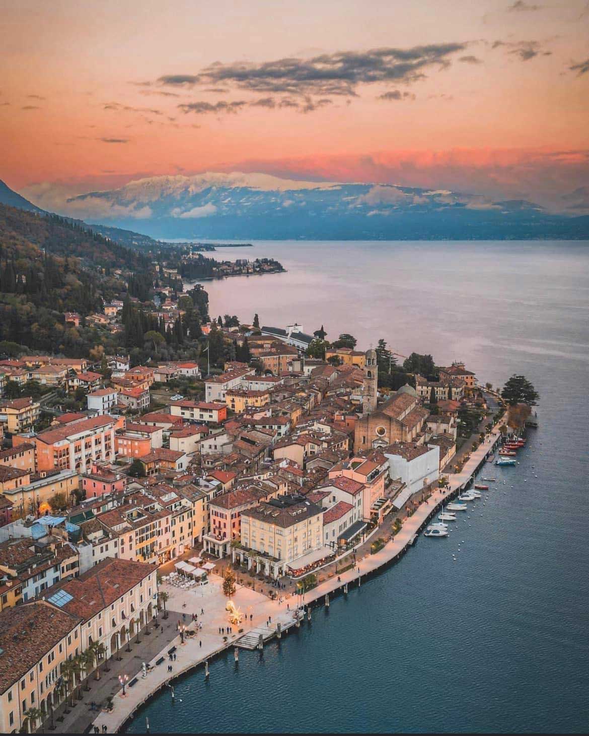 Tramonto sul Golfo di Salò